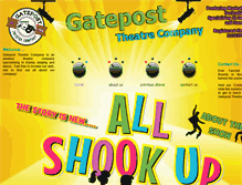 Tablet Screenshot of gateposttheatre.com